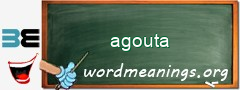 WordMeaning blackboard for agouta